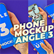 Mobile Phone Mockup Pack - Angle 3 - VideoHive Item for Sale