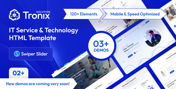 Tronix – IT Service And Technology HTML Template