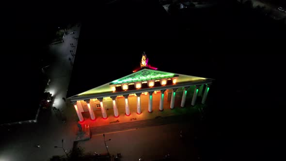 Bright Color Illumination of a Beautiful Palace alt