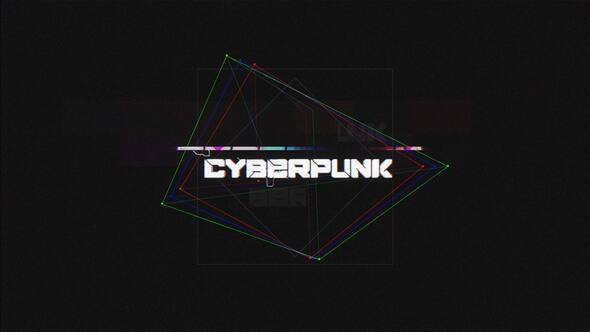 Glitch Logo Logo Stings template preview