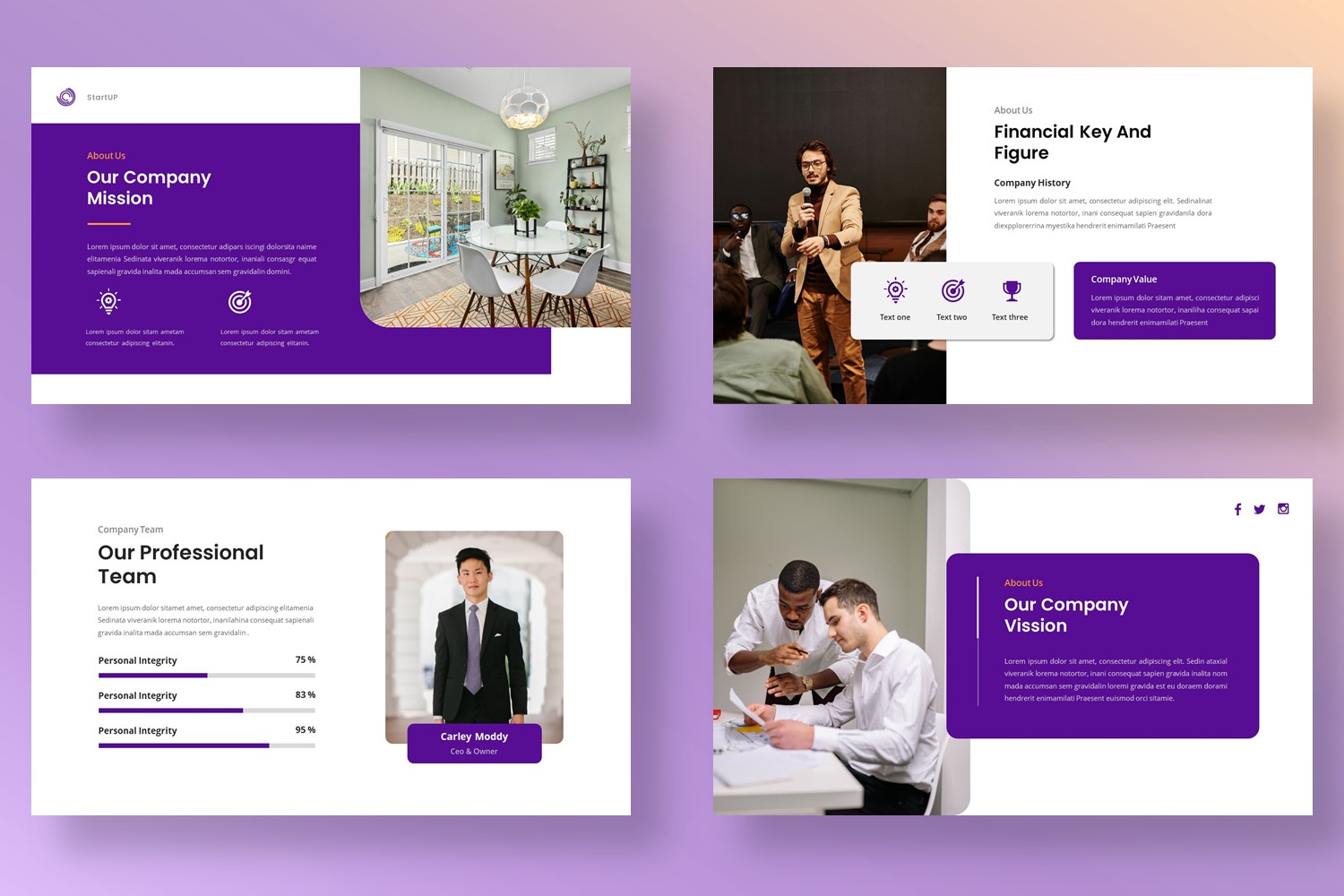 Start Up - Company Business Presentation Google Slides Template ...