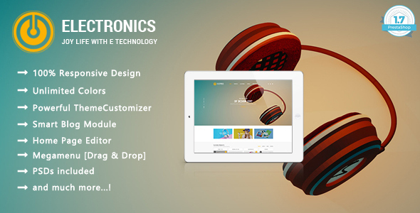 Electronic Shop - Digital Responsive PrestaShop 1.7 Theme