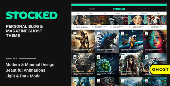 [DOWNLOAD]Stocked - Blog & Magazine Ghost Theme