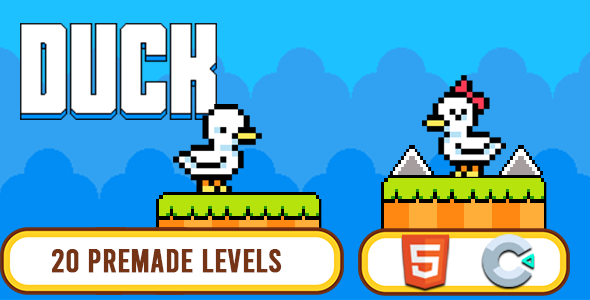Save Lady Duck HTML5 Construct 3 Game