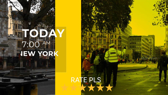 Breaking News Intro broadcast-packages template preview