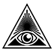 Mysterious Triangle and Eye Logo