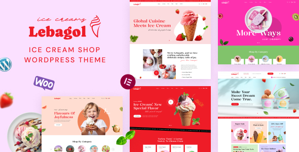 [DOWNLOAD]Lebagol - Ice Cream Shop WordPress Theme