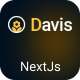 Davis - Personal portfolio NextJs template