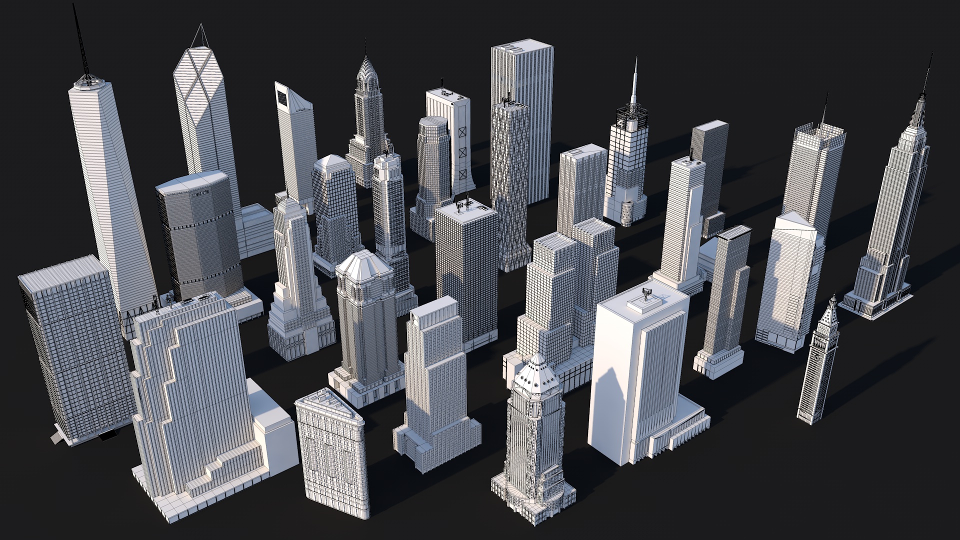 Low Poly City Mega Pack 2 Collection By Multimedia4d 