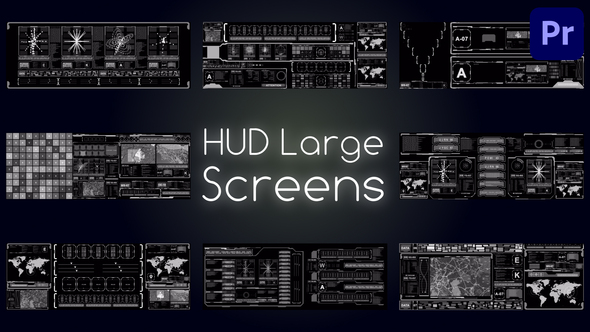 HUD Large Screens for Premiere Pro