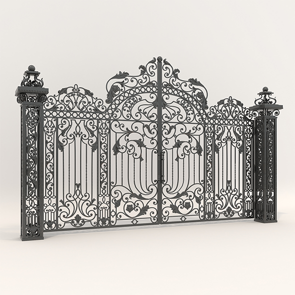 Classic European style Mansion Gate 6