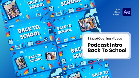 Intro/Opening - Back To School After Effects Template Openers template preview