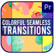 Abstract Colorful Seamless Transitions | Premiere Pro MOGRT - VideoHive Item for Sale