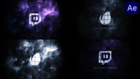 Through The Smoke | After Effects Logo Stings template preview