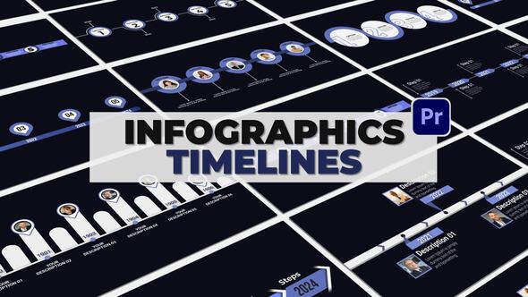 Infographics Timelines MOGRT