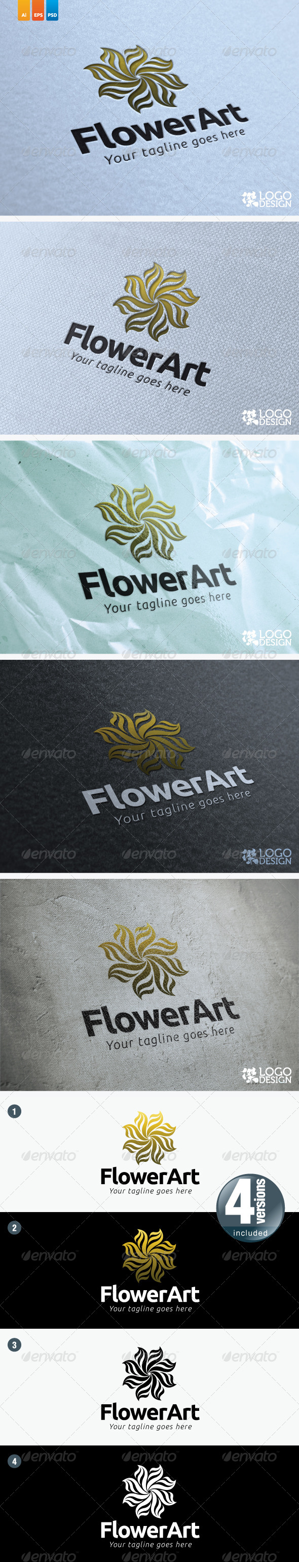 Flower Art - Nature Logo Templates