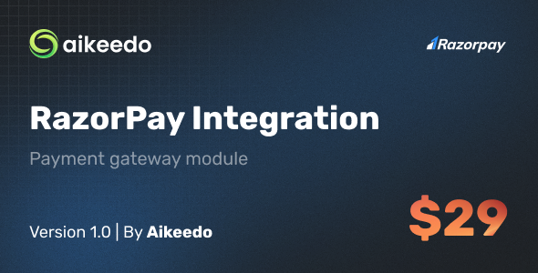 Razorpay Payment Gateway  Aikeedo Plugin