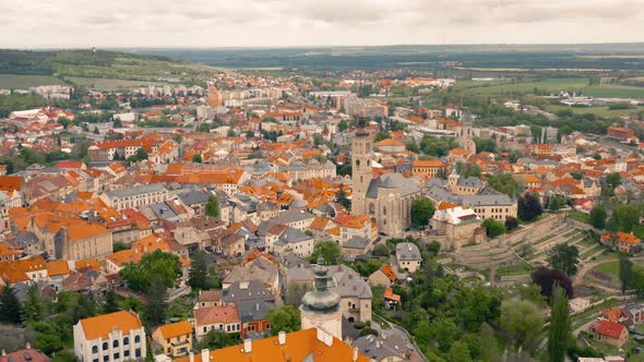 Aerial View of Kutna Hora alt