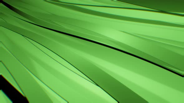 Green Abstract Strips Background 4 K
