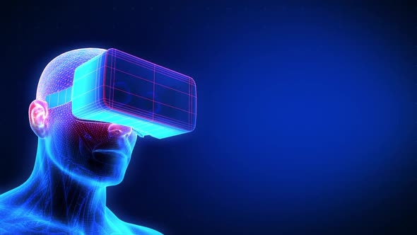 Oculus Virtual Reality Gear With Human Anatomy