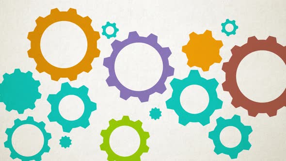 Cogwheel Animation 4K alt