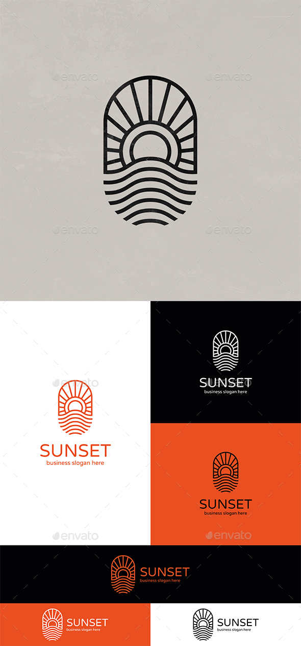 Sunset of a Sun Logo