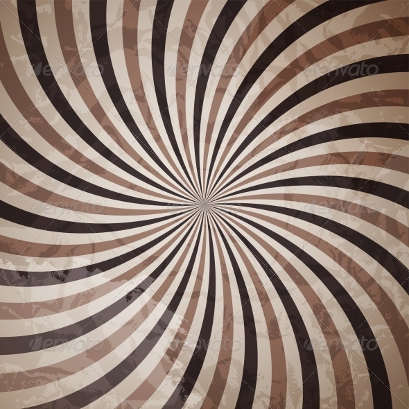 Coffee Abstract Hypnotic Background - Miscellaneous Vectors