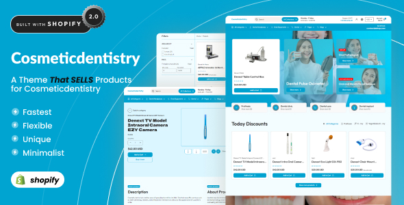 Cosmetic Dentistry - Teeth Clinic Shopify eCommerce theme