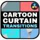 Cartoon Curtain Transitions | DaVinci Resolve - VideoHive Item for Sale