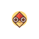 Smart Bird Simple Mascot Logo Template