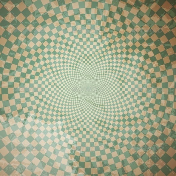 Retro Vintage Grunge Hypnotic Background - Miscellaneous Vectors