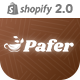 Pafer - Coffee Shops & Cafes Shopify 2.0 Theme
