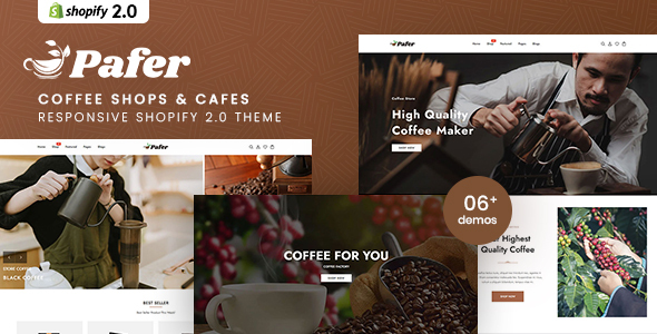 [DOWNLOAD]Pafer - Coffee Shops & Cafes Shopify 2.0 Theme