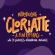 Cloriatte - A Fun Typeface
