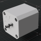 3D printed cycloidal drive for Nema 17 25:1 ratio
