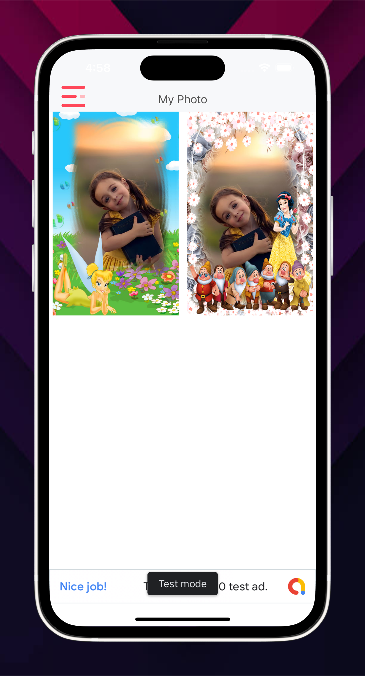 Kids Photo Frame (Support iOS version 17 and Swift 5) by appworldking