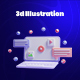 Social Media 3d Illustration  Icon Pack