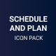 Schedule and Plan Icon Pack