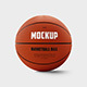 Basketball Ball Mockup Set