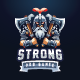 Strong Pro Gamer Logo