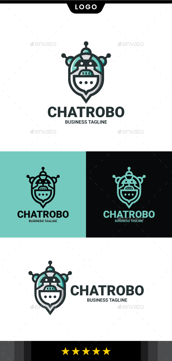 [DOWNLOAD]Chat Bot Logo Template
