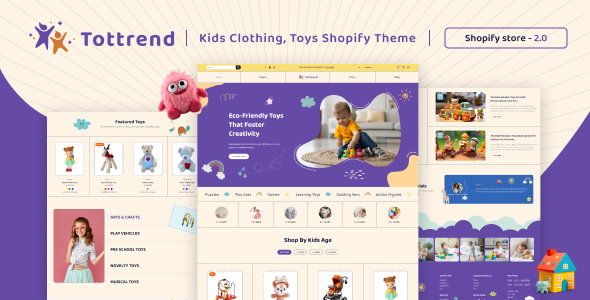 [DOWNLOAD]Tottrend - Kids Fashion, Educational Toys Shopify Theme