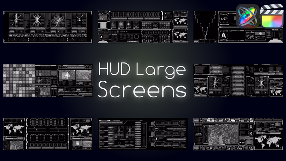 HUD Large Screens for FCPX