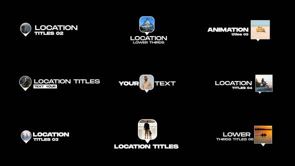 Location Titles with Photo | MOGRT