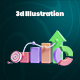 Business 3d Illustration  Icon Pack-2
