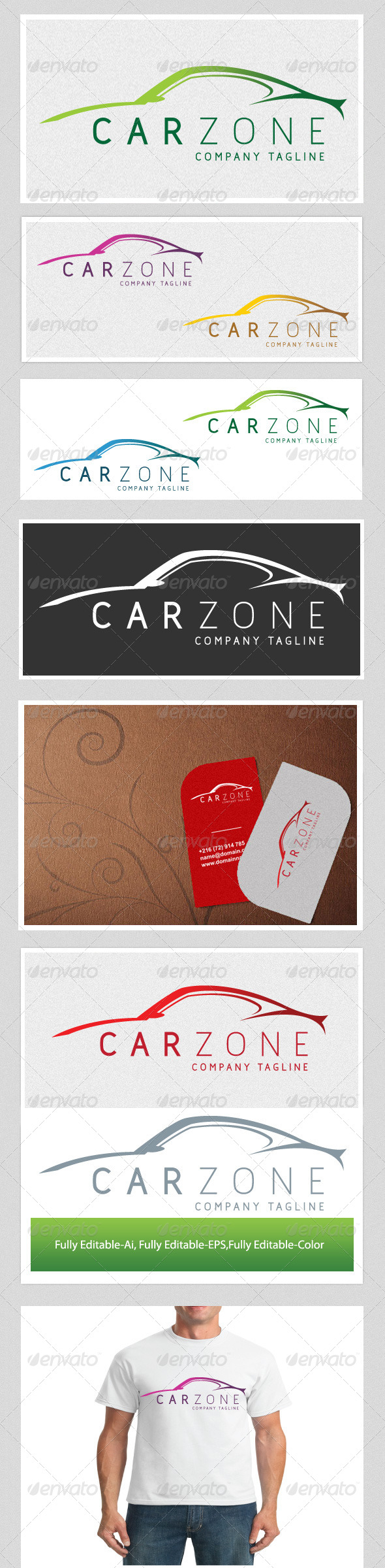 Car Zone - Vector Abstract