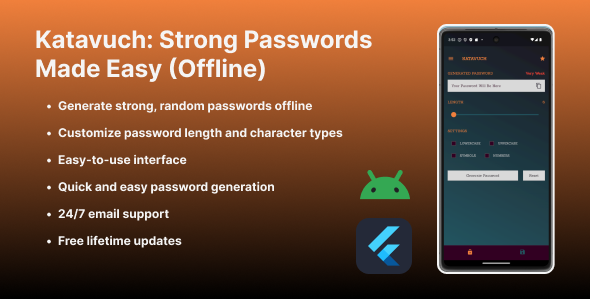 Katavuch: Strong Passwords Made Easy (Offline)