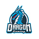 Sea Dragon Mascot Logo Template