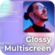 Glassmorphism Multiscreen Slideshow