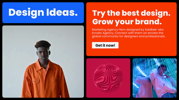 Multiscreen Slideshow Pure Video Displays template preview